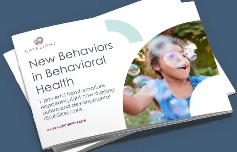 Catalight "New Behaviors in Behavioral Health" booklet.