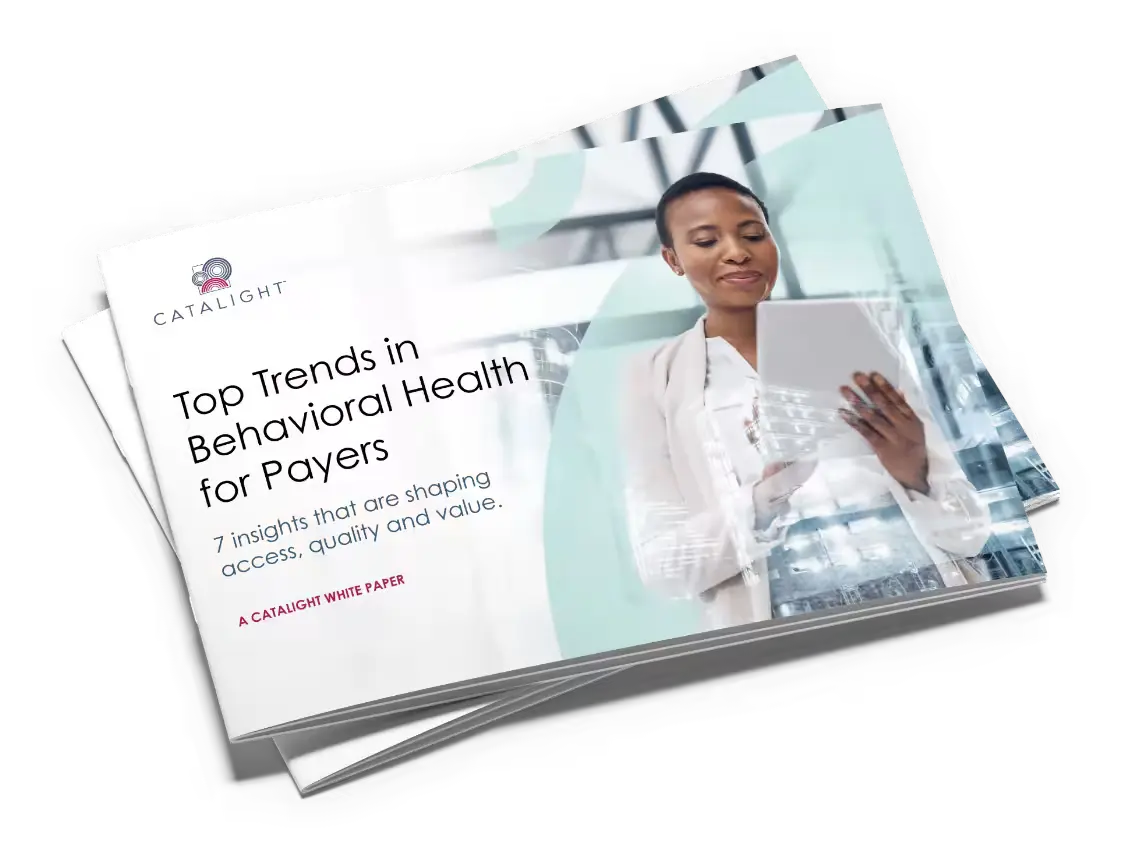 Ebook Cover: Top Trends in Behavioral Health for Payers